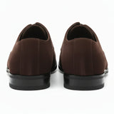 Chaussures Oxford à lacets en faux daim pour hommes