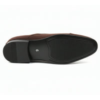 Chaussures Oxford à lacets en faux daim pour hommes