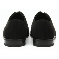 Chaussures Oxford à lacets en faux daim pour hommes