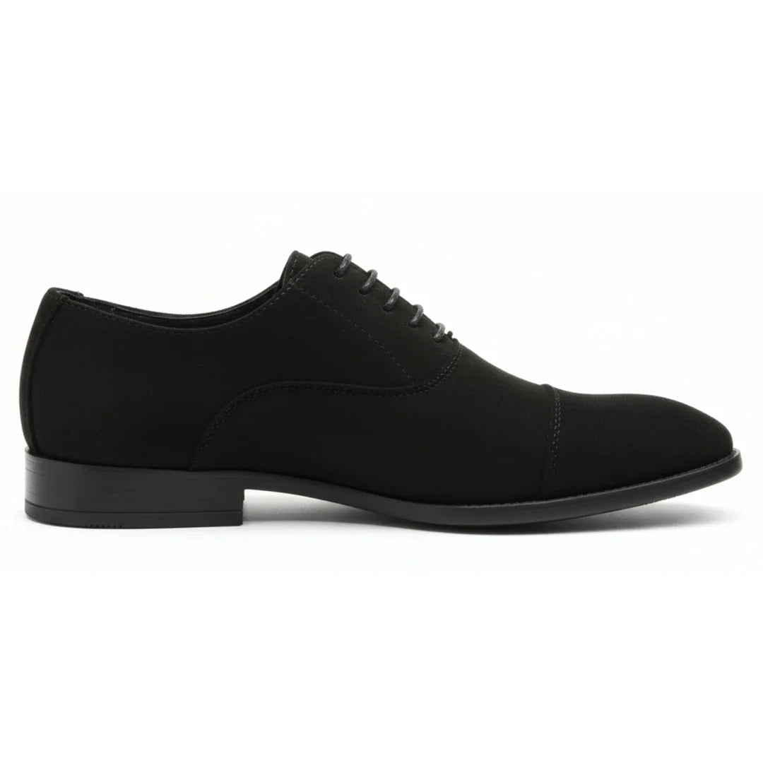 Chaussures Oxford à lacets en faux daim pour hommes