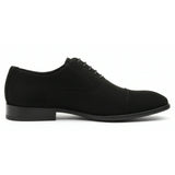 Chaussures Oxford à lacets en faux daim pour hommes