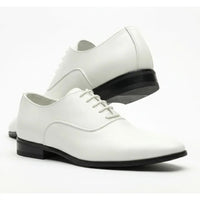 Chaussures Oxford habillées pour hommes en cuir PU verni