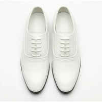 Chaussures Oxford habillées pour hommes en cuir PU verni