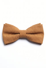 Nœud papillon double couche doré pour homme