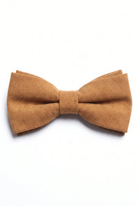 Nœud papillon double couche doré pour homme