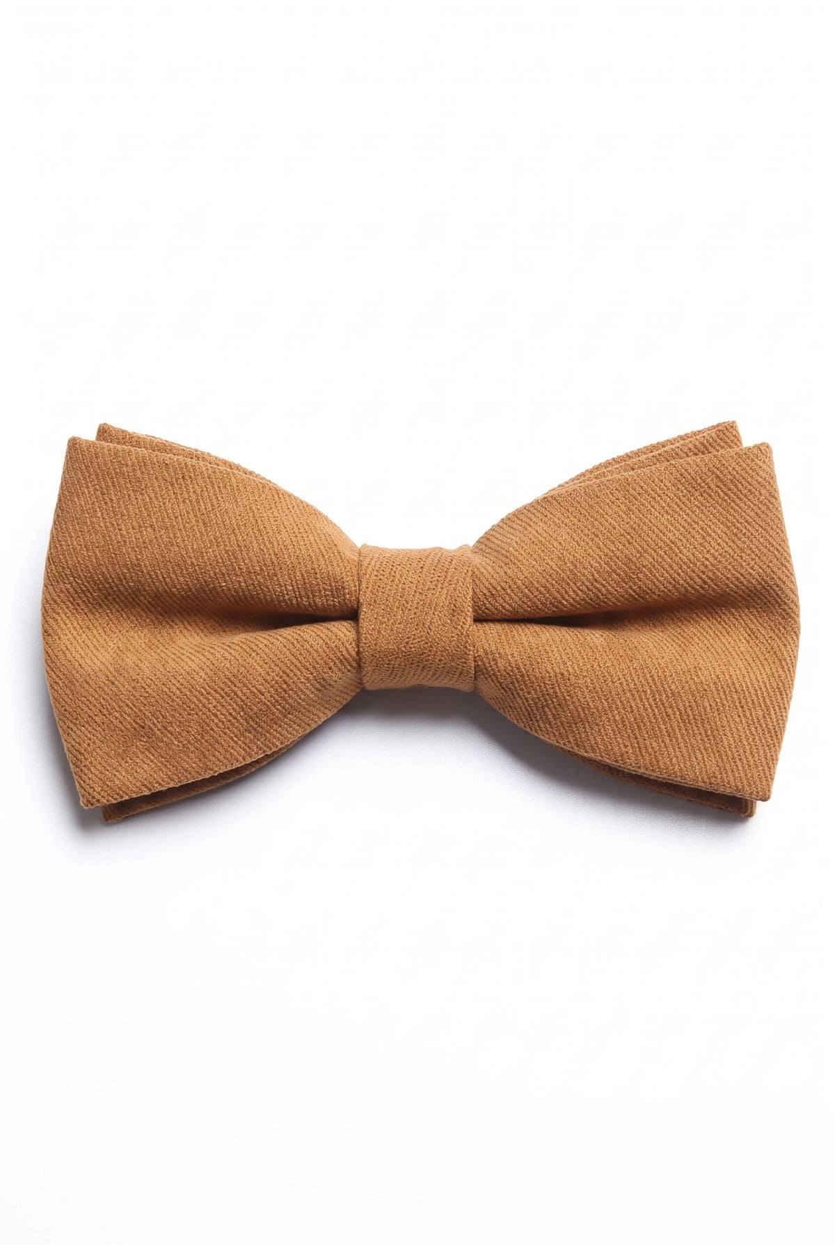 Nœud papillon double couche doré pour homme