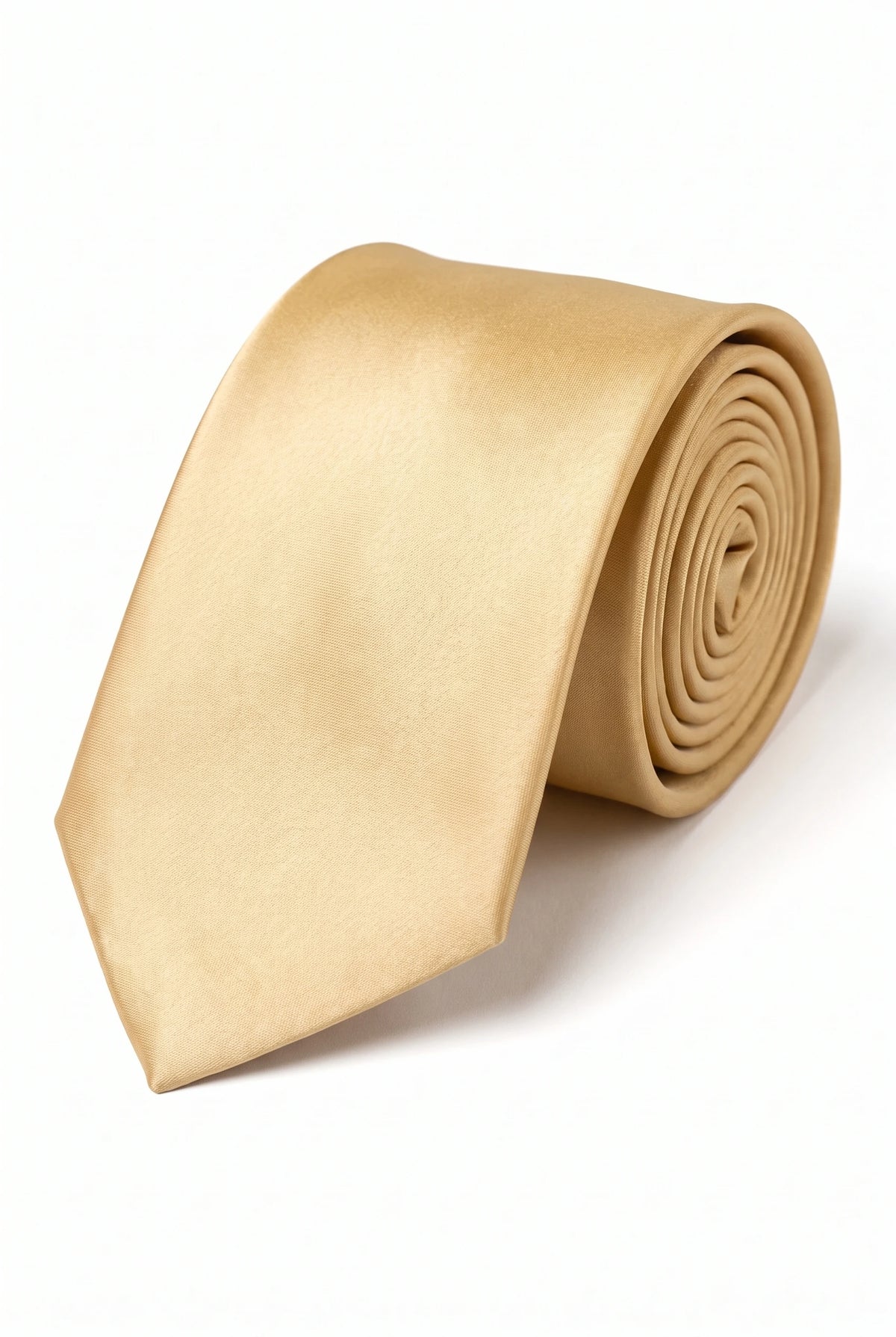 Ensemble de cravates dorées pour hommes
