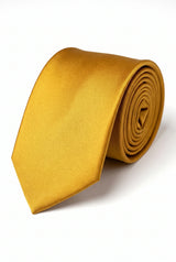 Ensemble de cravates dorées pour hommes