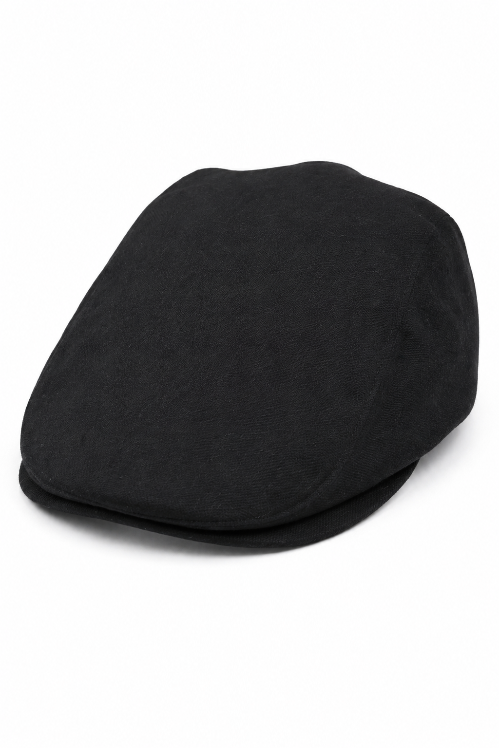 Casquette plate noire Grandad Baker pour homme, 8 panneaux, tweed, style vintage classique et élégant, années 1920
