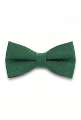 Nœud papillon vert double épaisseur pour homme
