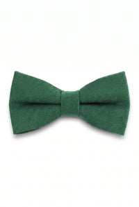 Nœud papillon vert double épaisseur pour homme