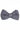 Nœud papillon gris tricoté pour homme