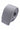 Cravate grise unie en maille pour homme