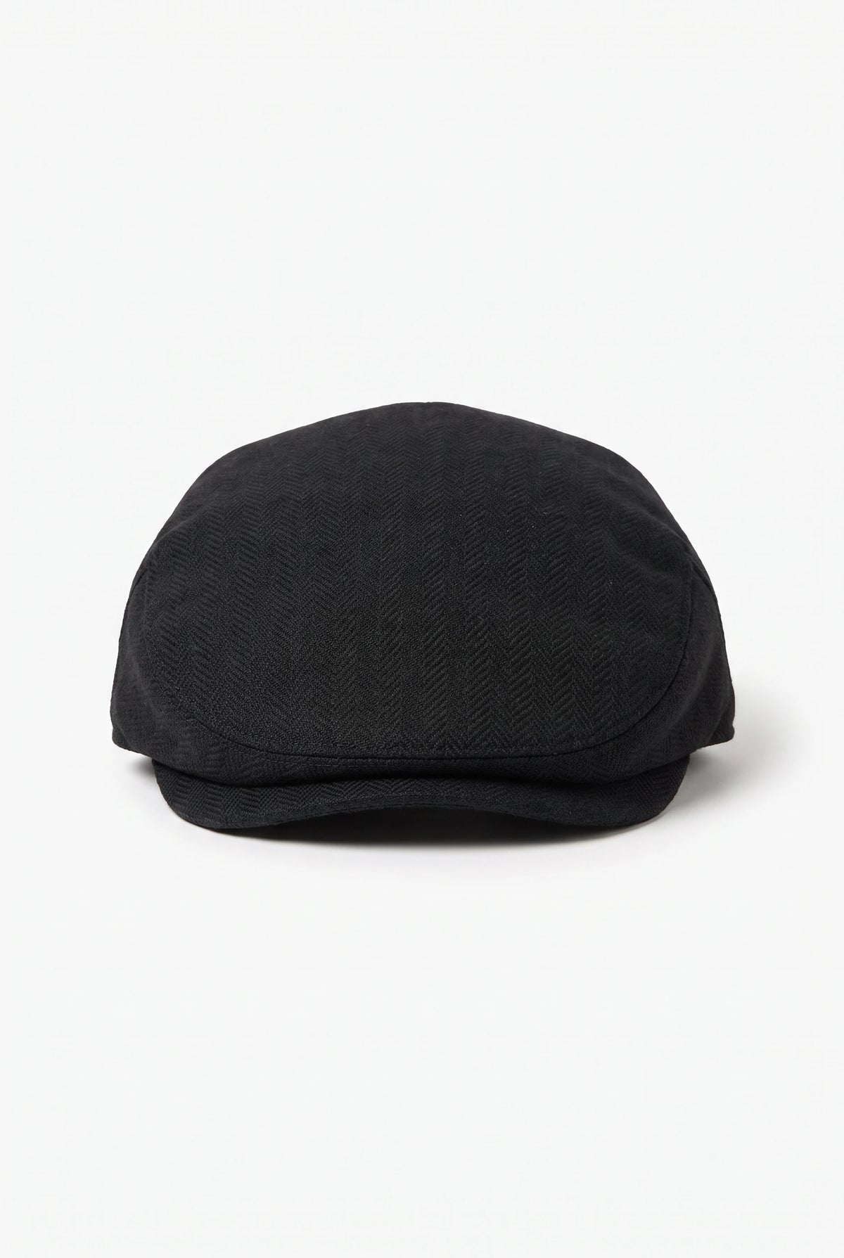 Casquette plate classique noire pour homme