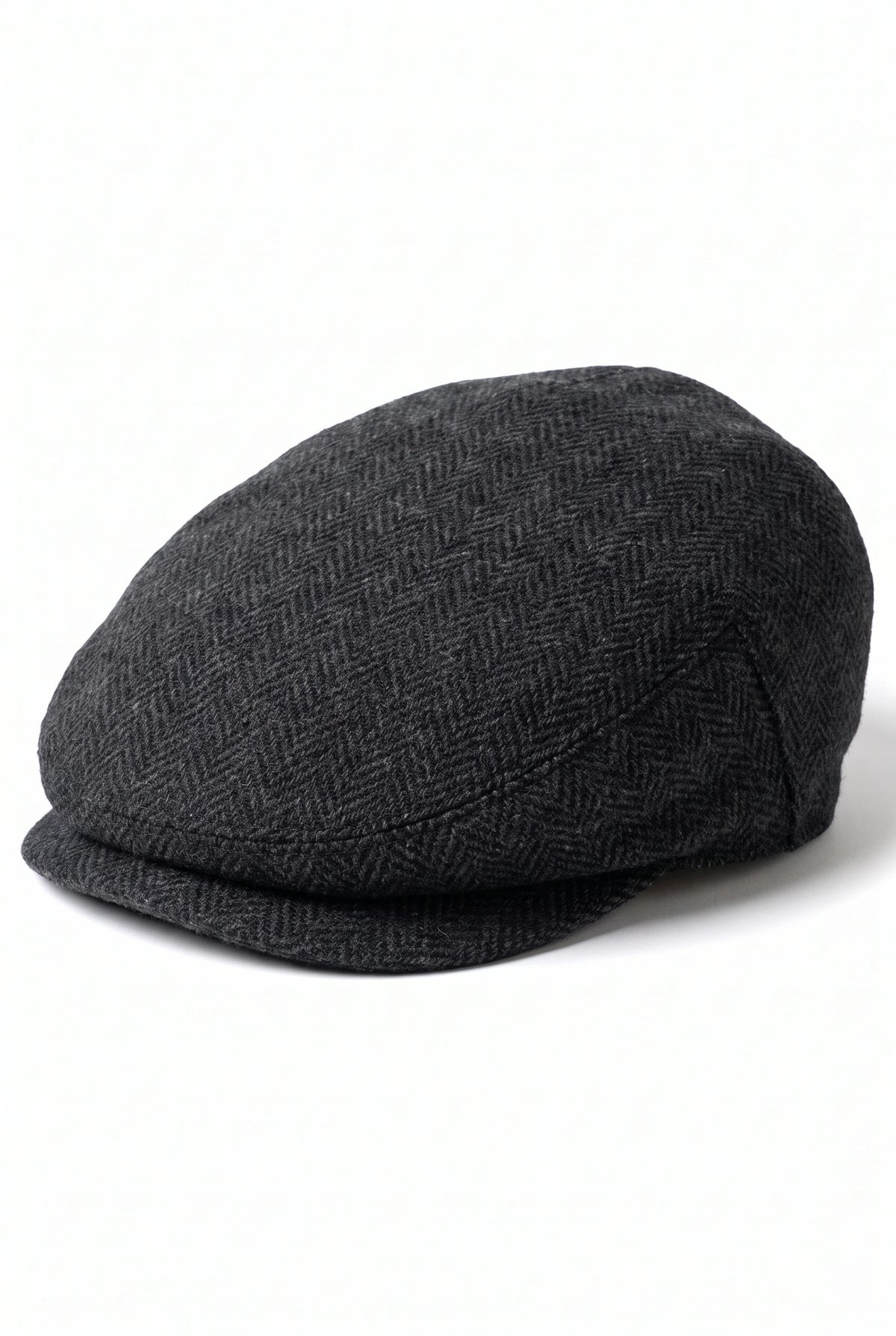 Casquette plate classique anthracite pour homme
