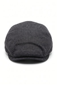 Casquette plate classique anthracite pour homme