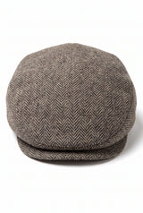 Casquette plate kaki pour homme