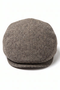 Casquette plate kaki pour homme