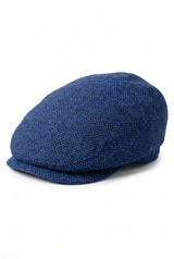 Casquette plate classique bleu marine pour homme