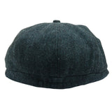 Casquette plate classique à chevrons pour homme - Olive