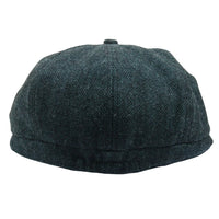 Casquette plate classique à chevrons pour homme - Olive