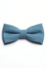 Nœud papillon double épaisseur bleu clair pour homme
