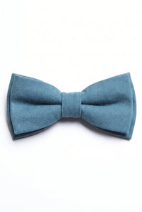 Nœud papillon double épaisseur bleu clair pour homme