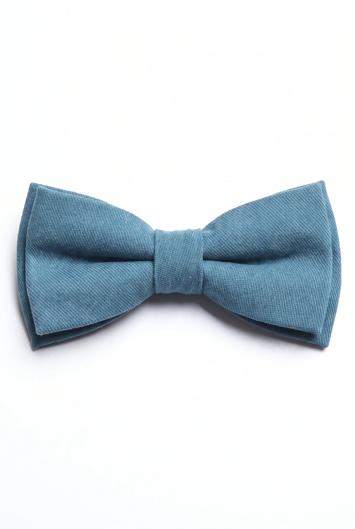 Nœud papillon double épaisseur bleu clair pour homme