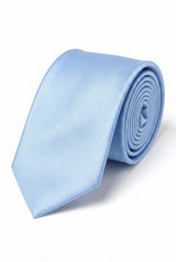 Cravate slim bleu clair pour homme