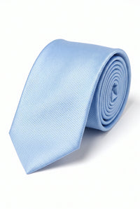 Cravate slim bleu clair pour homme