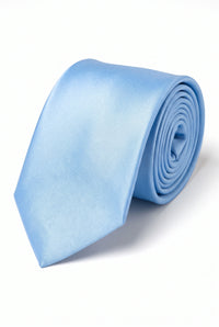 Ensemble de cravate bleu clair pour homme