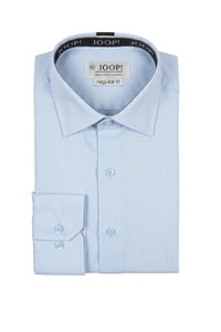 Chemise habillée à manches longues pour homme - Bleue