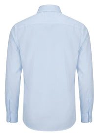 Chemise habillée à manches longues pour homme - Bleue