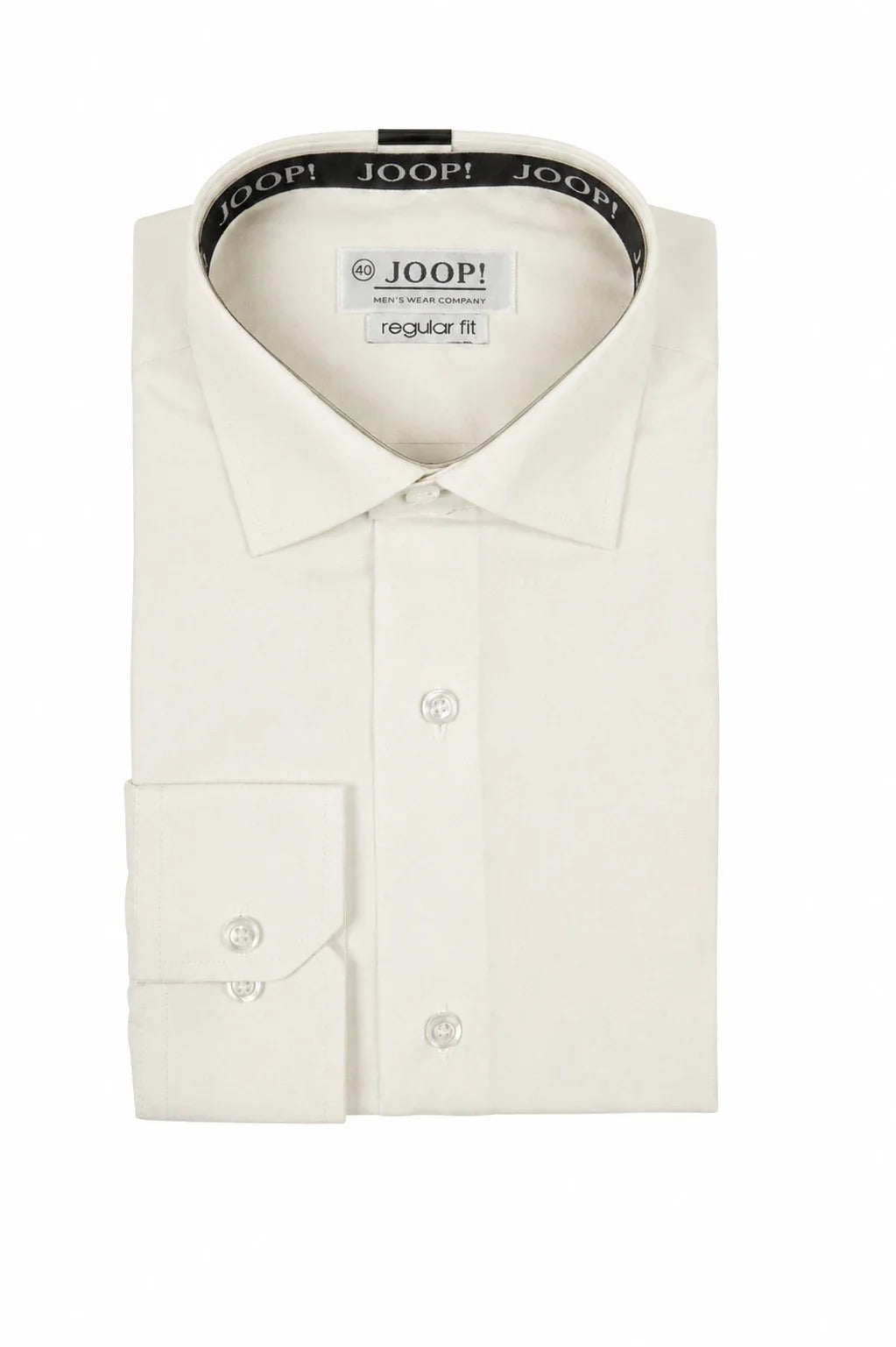 Chemise habillée à manches longues pour homme - Crème