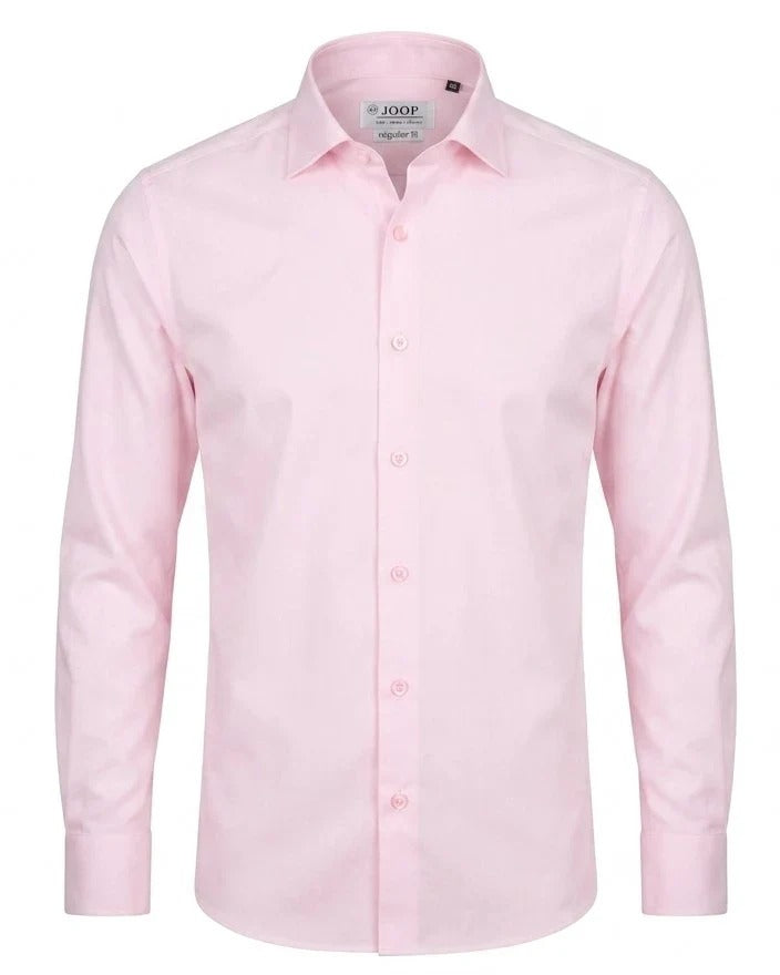Chemise habillée à manches longues pour homme - Rose