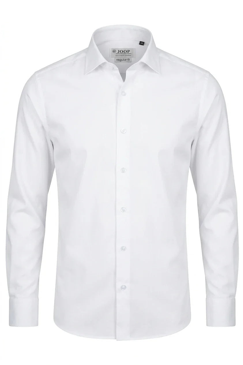Chemise habillée à manches longues pour homme - Blanche