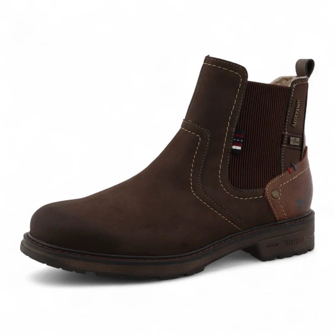 Bottines Chelsea pour homme, marron moka, résistantes à l'eau