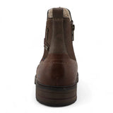Bottines Chelsea pour homme, marron moka, résistantes à l'eau
