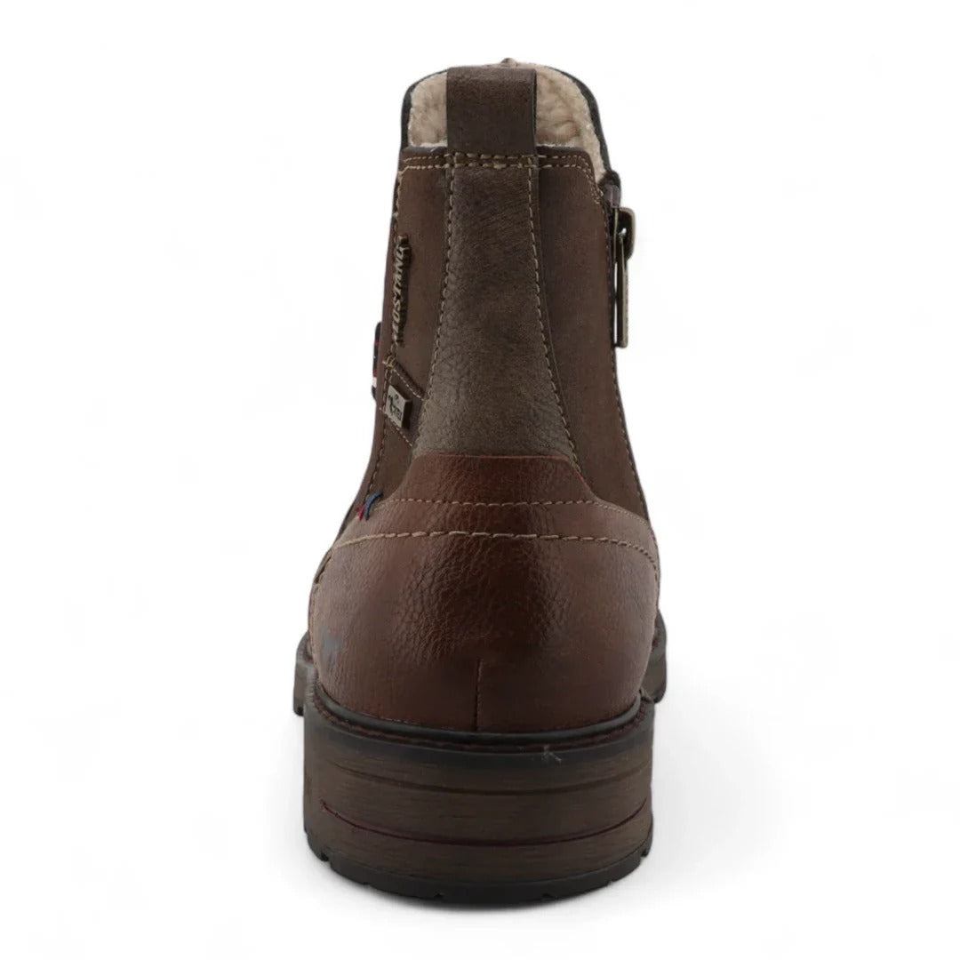 Bottines Chelsea pour homme, marron moka, résistantes à l'eau
