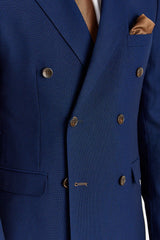 Blazer croisé bleu marine pour homme