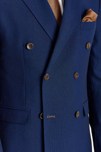 Blazer croisé bleu marine pour homme