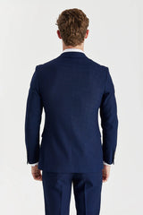Blazer croisé bleu marine pour homme
