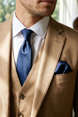 Ensemble cravate marine pour homme