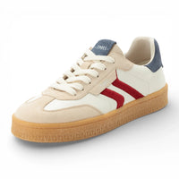 Baskets Off White en cuir à rayures rouges pour homme