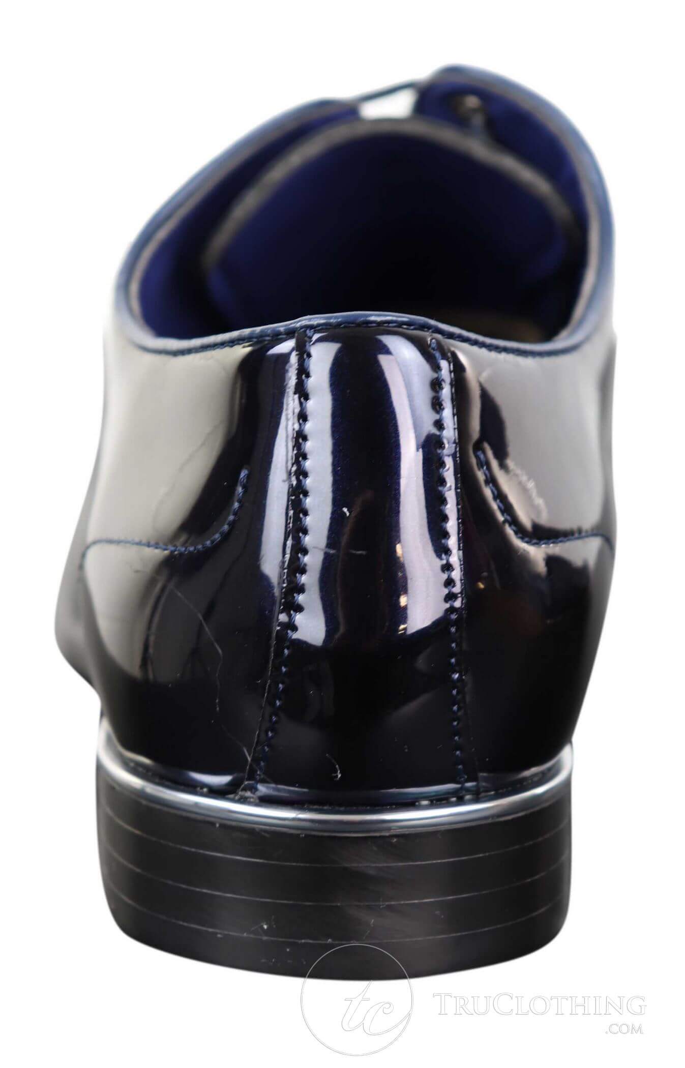 Mens Patent Shiny Formal Shoes