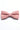 Nœud papillon rose double épaisseur pour homme