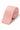 Cravate rose tricotée pour homme avec extrémités carrées plates