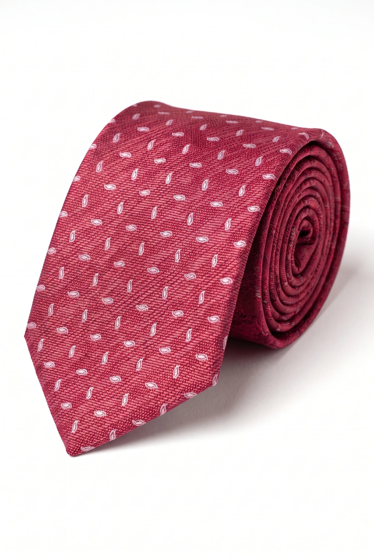 Cravate rose à motifs pour homme