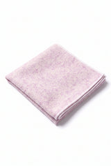 Pochette de costume pour homme en tweed rose mélangé laine