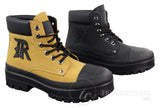 Mens PU Leather Ankle Boots
